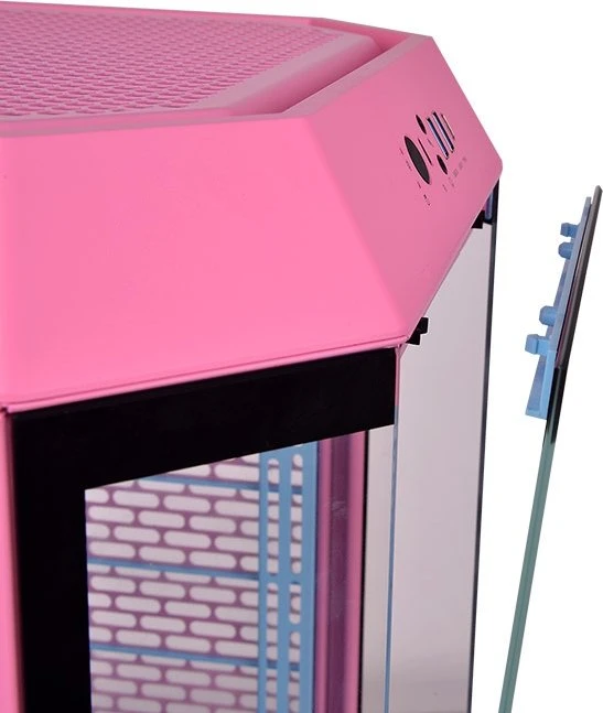 Thermaltake The Tower 300 Bubble Pink, rosa, Glasfenster