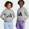 adidas Essentials Hoodie medium grey heather/black (Junior) Vorschaubild
