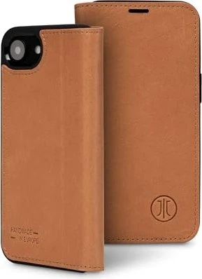 JT Berlin Book Case Tegel 360° für Apple iPhone 17e/16e cognac