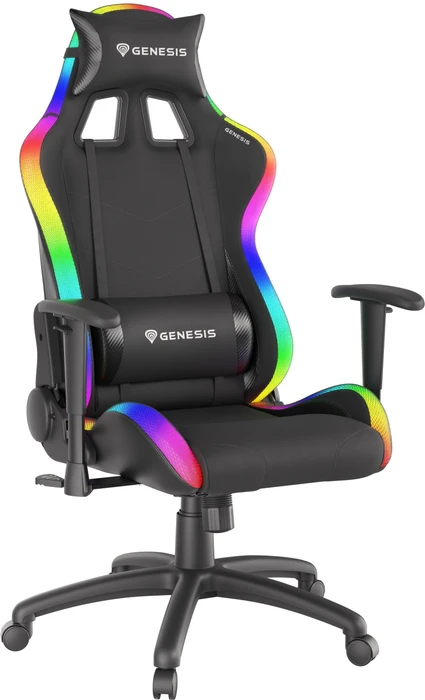 Genesis Trit 500 RGB Gamingstuhl, schwarz