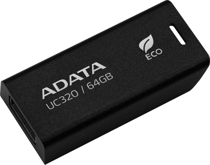 ADATA UC320 64GB schwarz, USB-A, USB 3.2 Gen 1×1