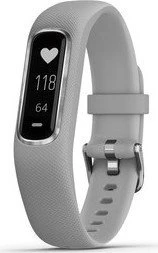 Garmin vivosmart 4 S/M Aktivitäts-Tracker grau/silber (010-01995-02)