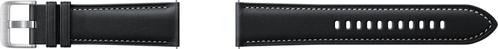 Samsung Stitch Leather Armband 22mm für Galaxy Watch/Watch 3 schwarz