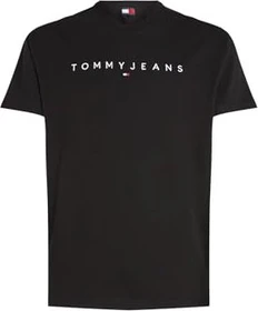 Tommy Hilfiger Logo T-Shirt kurzarm schwarz (Herren)