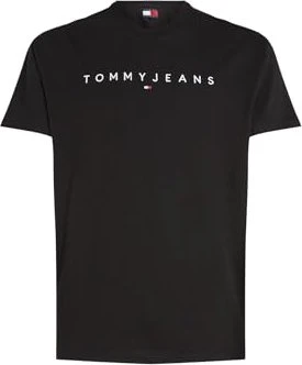 Tommy Hilfiger Logo T-Shirt kurzarm schwarz (Herren)