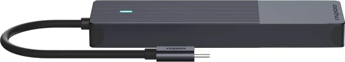 Rapoo UCM-2002 6-in-1 Multiport Adapter, 1x USB-C 3.0 [Stecker]
