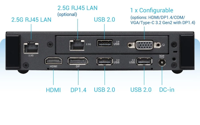 ASUS ExpertCenter PN43-SN100AD, N100, 4GB RAM, 128GB SSD, passive Kühlung