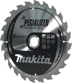 Makita Specialized Efficut Kreissägeblatt 24Z, 260x1.5x30mm, 1 Stück