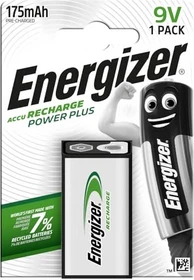 Energizer Accu Recharge Power Plus 9V-Block NiMH 175mAh