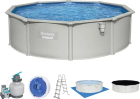Bestway Hydrium Stahlwandpool Set rund 460x120cm