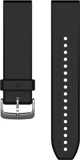Garmin Ersatzarmband QuickFit 22 Silikon schwarz/silber