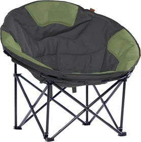Skandika Moonchair Deluxe XXL Campingsessel grau/grün