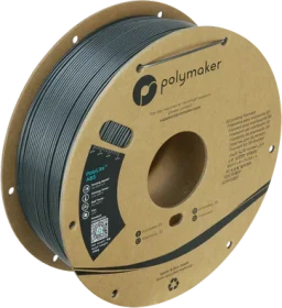 Polymaker PolyLite ABS, Dark Grey, Spule, 1.75mm, 1.00kg