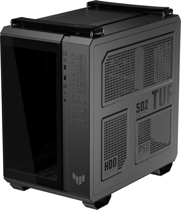 ASUS TUF Gaming GT502 Horizon TG ARGB Black, Glasfenster