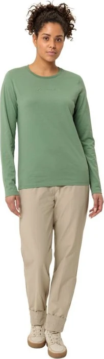 Vaude Logo Shirt langarm willow green (Damen)