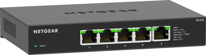 Netgear MS300 Desktop 2.5G Switch, 5x RJ-45