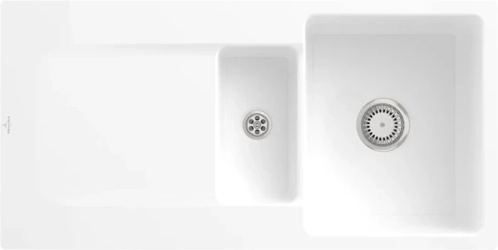 Villeroy & Boch Siluet Flat 980x490mm Einbau Becken reversibel snow white