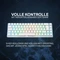 Deltaco Gaming WK95R Wireless 65% Layout, LEDs RGB, weiß, Kailh Box RED, USB/Bluetooth, DE Vorschaubild