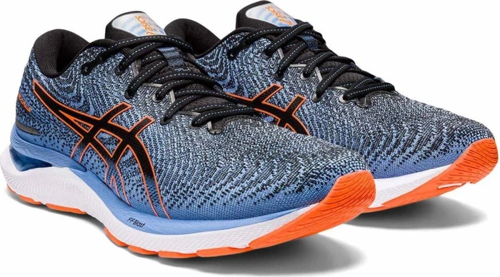 Asics Gel-Cumulus 24 black/shocking orange (Herren)