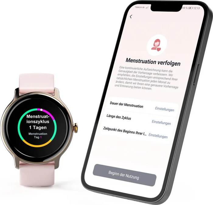 Hama Smartwatch Fit Watch 4910 rosa