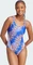 adidas FARM Rio 3-Streifen CLX Badeanzug bold blue/white (Damen) Vorschaubild