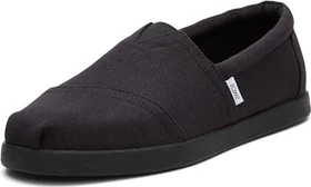 TOMS Alp Fwd all black recycled cotton canvas (Herren)