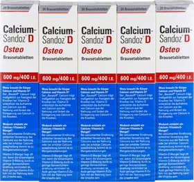 Calcium-D Sandoz Brausetabletten, 100 Stück