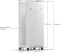 Ubiquiti 42U Rack Cabinet, 19" Rackschrank 42HE, mit Rollen, Glastür, weiß, 1000mm tief Vorschaubild