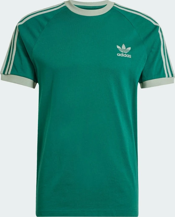 adidas Adicolor Classics 3-Streifen T-Shirt kurzarm collegiate green (Herren)