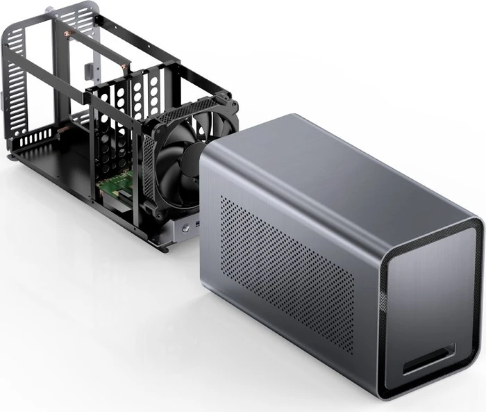 Jonsbo N1, grau, Mini-ITX