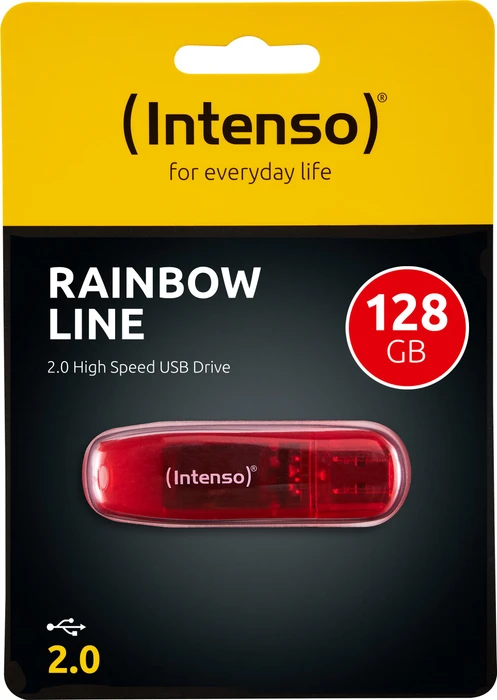 Intenso Rainbow Line 128GB, USB-A, USB 2.0