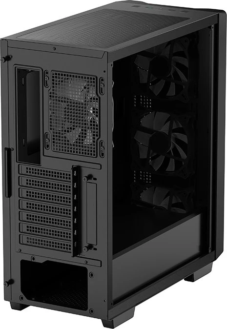 DeepCool CC560 ARGB, schwarz, Glasfenster
