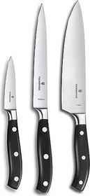 Victorinox Grand Maître Messer-Set schwarz, 3-tlg.
