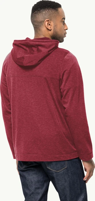 Jack Wolfskin Waldsee Hooded Jacke deep ruby (Herren)