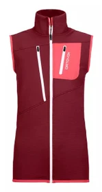 Ortovox Fleece Grid Funktionsweste dark blood (Damen)