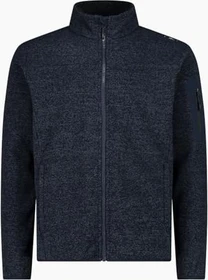 CMP Fleece Jacquard Knit Tech Rautenmuster Jacke b. blue/antracite (Herren)