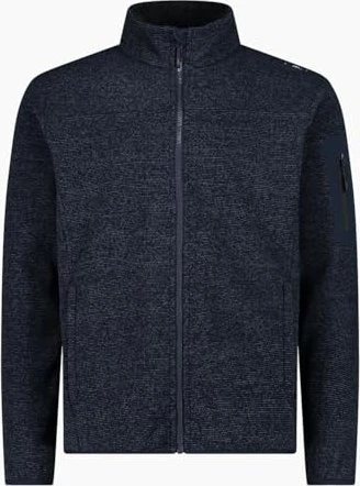 CMP Fleece Jacquard Knit Tech Rautenmuster Jacke b. blue/antracite (Herren)