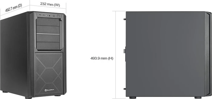 SilverStone Seta D1, schwarz