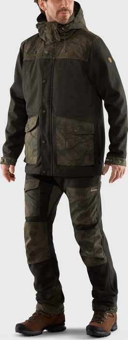 Fjällräven Värmland Wool Jacke dark olive camo (Herren)