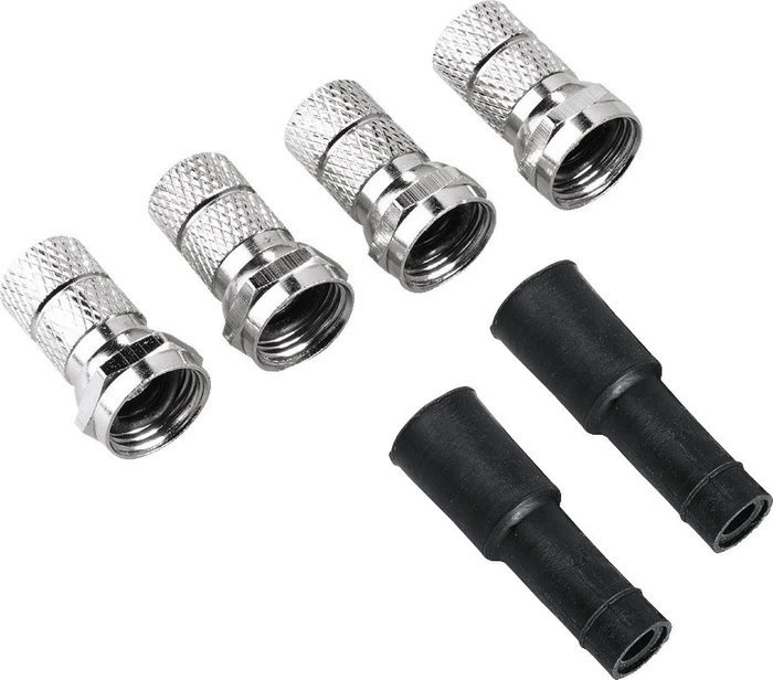 Hama SAT-Anschluss-Set "Twin-LNB", 6-teilig
