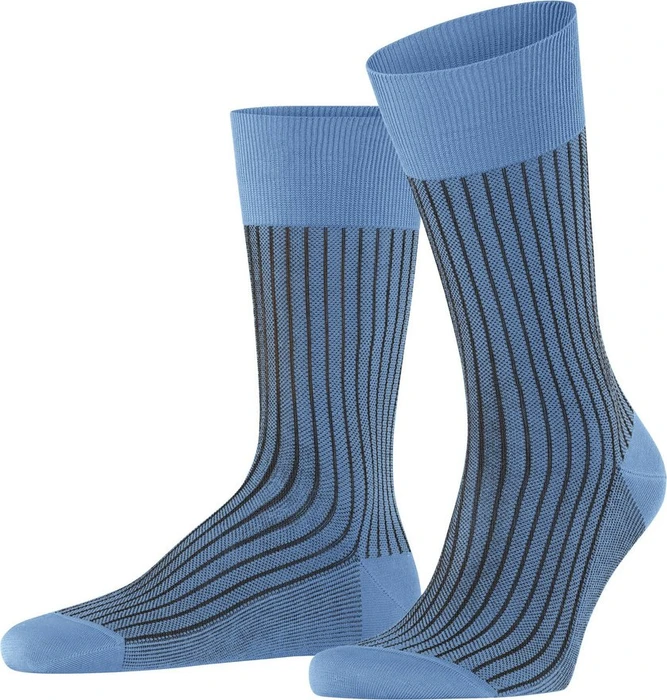 Falke Oxford Stripe Socken cornflower blue (Herren)
