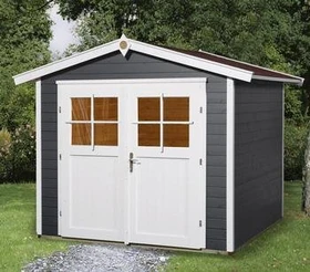 Weka 224 205x109cm Gerätehaus anthrazit