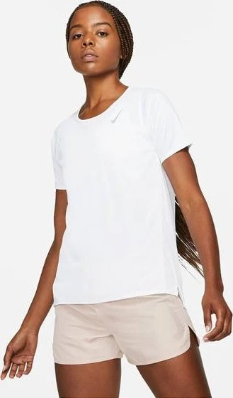 Nike Dri-FIT Race Laufshirt kurzarm weiß (Damen) (DD5927-100)