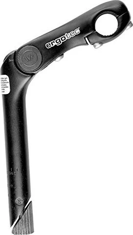 Ergotec Kobra Vario 25.4mm/1" -10° - +50° Vorbau 110mm schwarz sandgestrahlt
