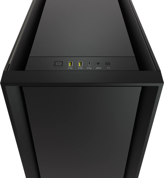 Corsair 5000D, schwarz, Glasfenster
