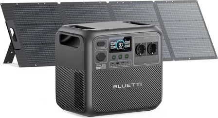 Bluetti Elite 200 V2 Solargenerator grau, 2073Wh
