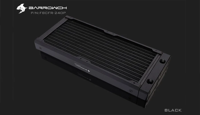 Barrow BarrowCH Chameleon Fish Series Radiator 240, POM, black