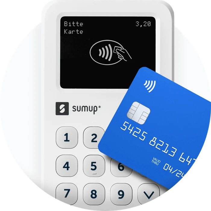 SumUp 3G+WIFI Bezahlterminal weiß, Payment Kit inkl. Bondrucker