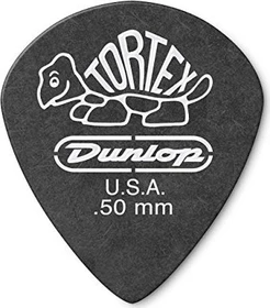 Dunlop Tortex Pitch Black Jazz III Pick, .50mm, 72-Pack