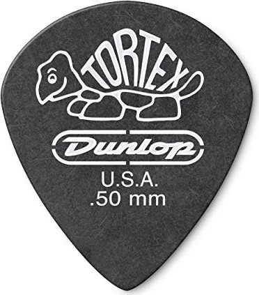 Dunlop Tortex Pitch Black Jazz III Pick, .50mm, 72-Pack